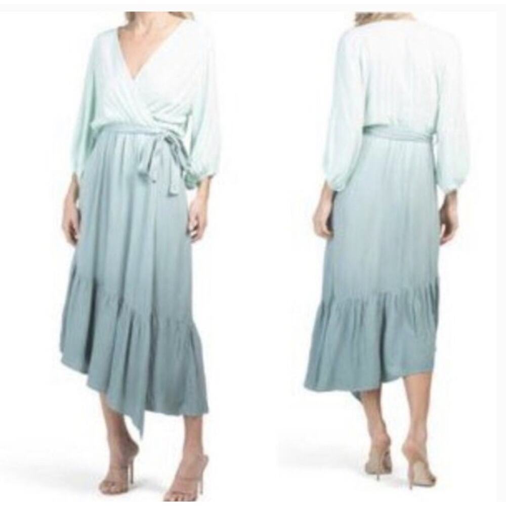 NWT Young Fabulous & Broke Blue Ombre Maxi Dress Size Medium